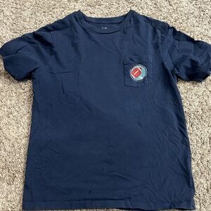 Vineyard Vines Navy Blue Kids Short Sleeve Tee